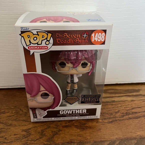 Funko Pop Exclusive Gowther with Glitter Pink Hair Diamond collection - Picture 1 of 9